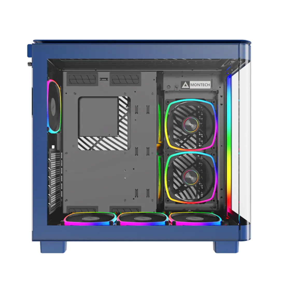 Корпус Montech KING 95 PRO, Синий (KING 95 PRO (Prussian blue))