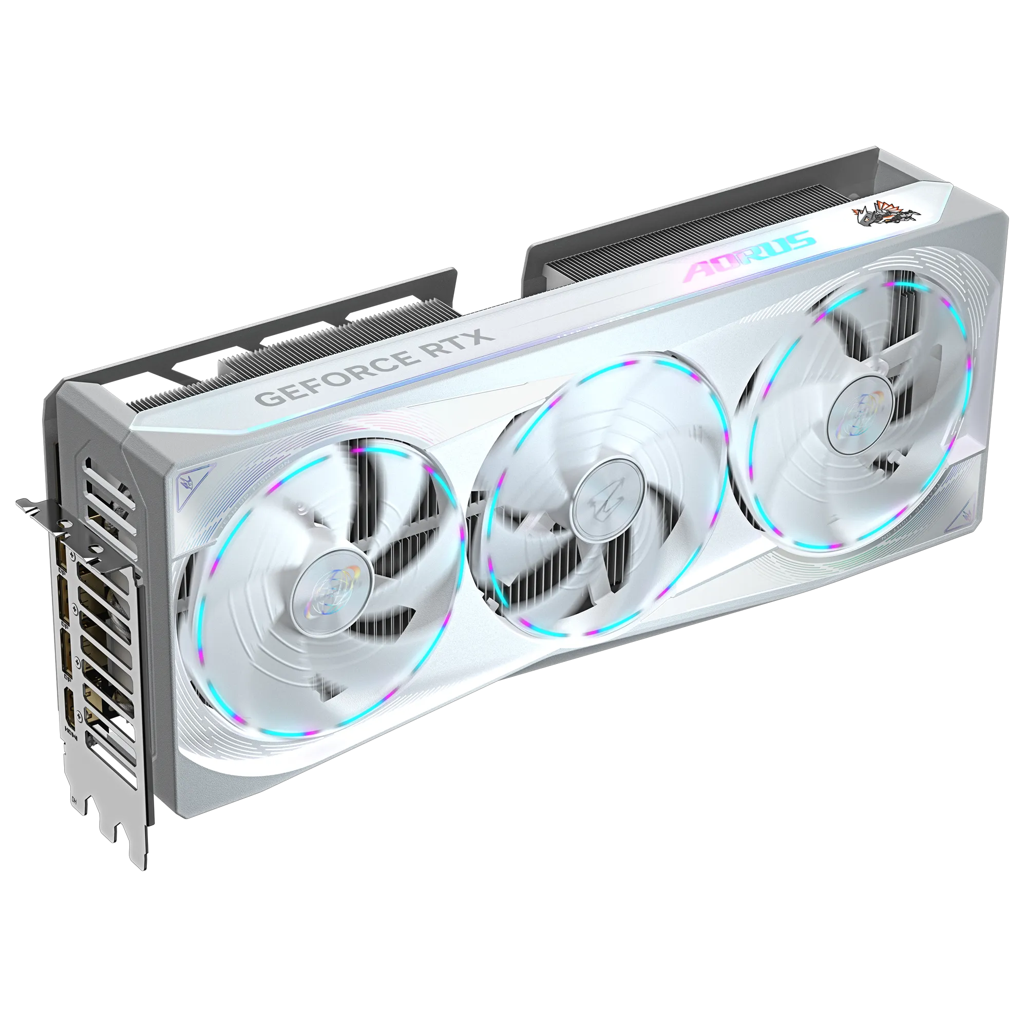 Видеокарта Gigabyte AORUS GeForce RTX 5080 MASTER ICE 16G (GV-N5080AORUSM ICE-16GD)