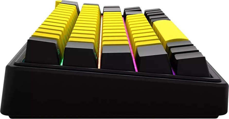 Клавиатура Lorgar KBP70MW, Black/yellow (LRG-KBP70MW-YL-RU)