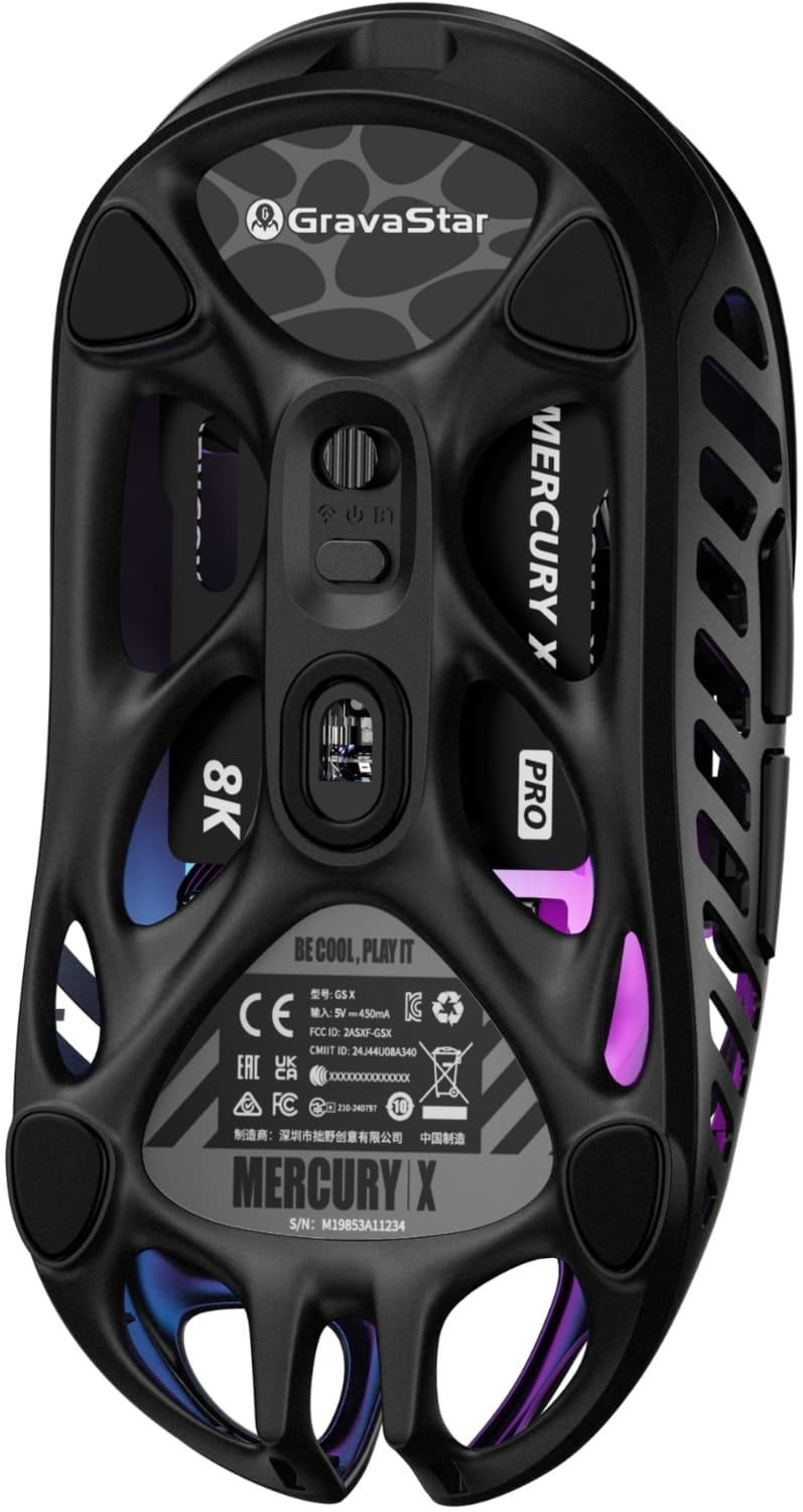 Мышь GravaStar Mercury X, Galaxy Black (GS X_BLK)
