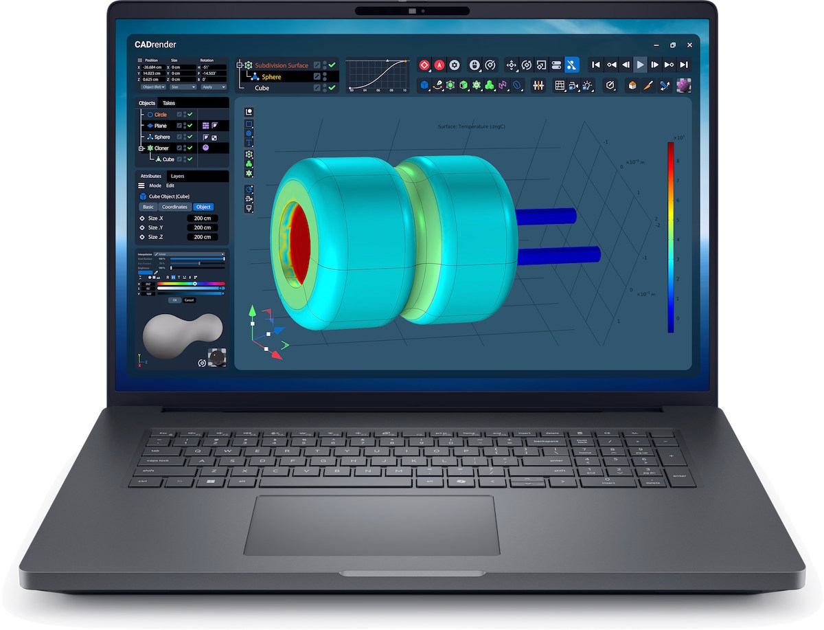 Мобильная рабочая станция Dell Pro Max 18 Plus MB18250 (210-BRXL/BTO101_MB18250_EMEA)