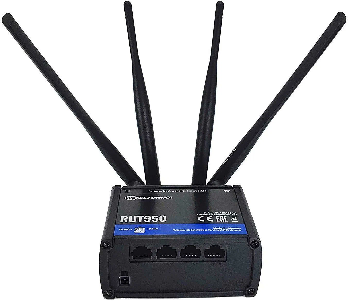 Маршрутизатор TELTONIKA RUT950  LTE (RUT950U022C0) Маршрутизатор TELTONIKA RUT950  LTE (RUT950U022C0)