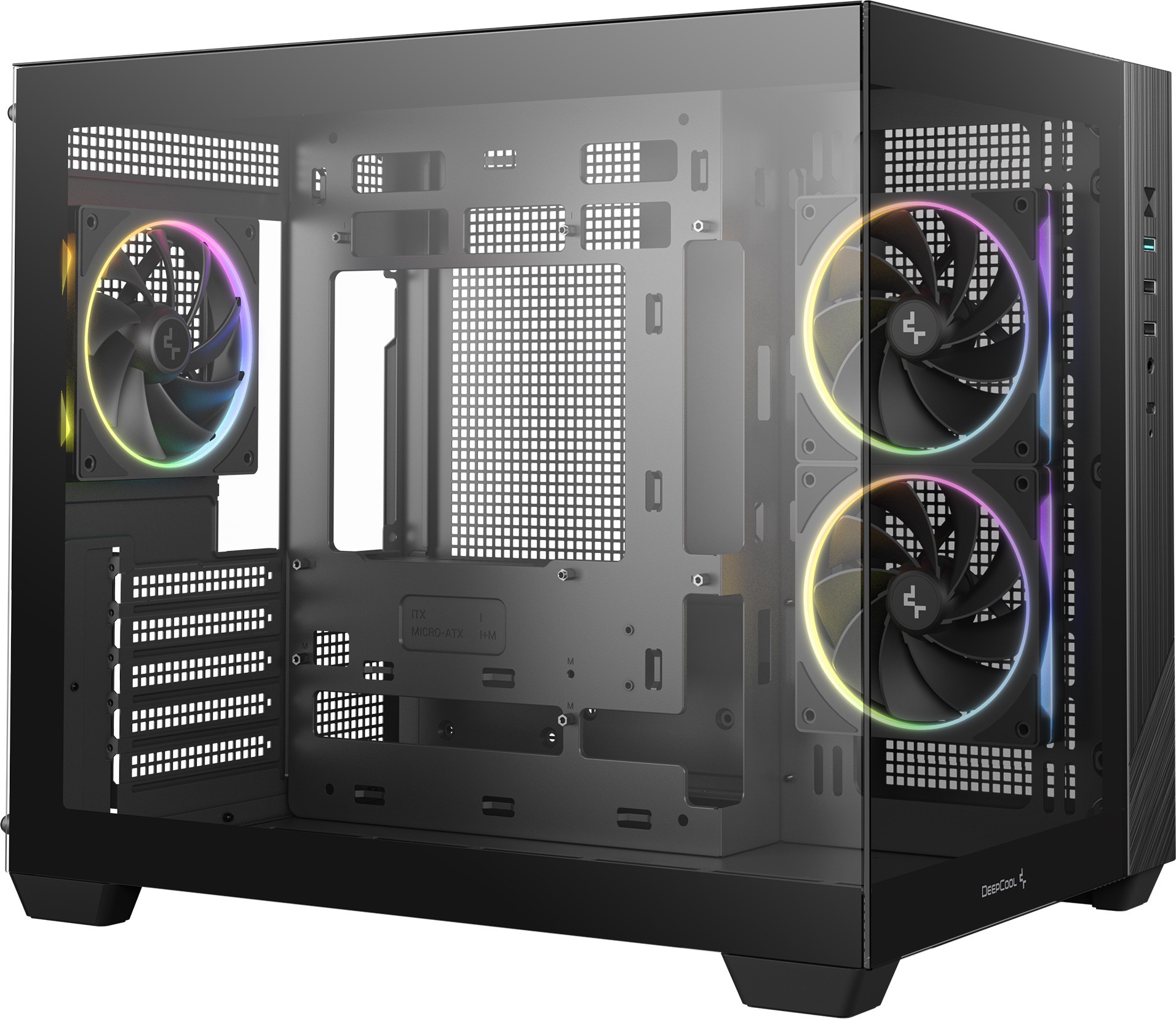 Компьютерный корпус Deepcool CG330 3F (R-CG330-BKNGM3-G)