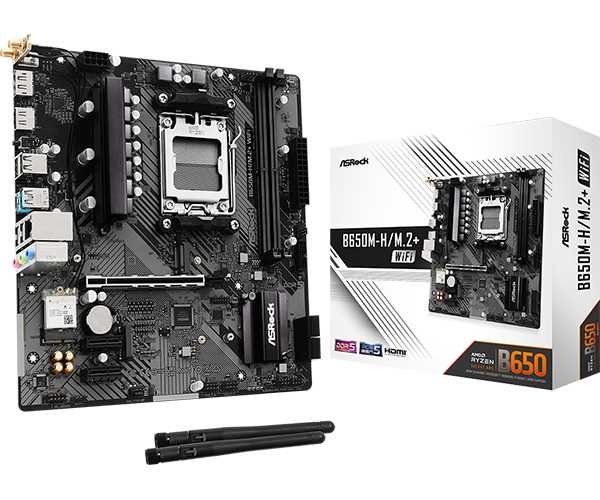 Материнская плата ASRock B650M-H/M.2+ WIFI (B650M-H/M.2+ WIFI)