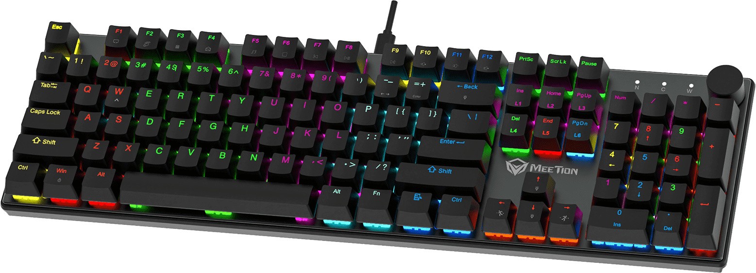 Клавиатура Meetion MK009 Pro Black, Red switch (MT-MK009 Pro Black)