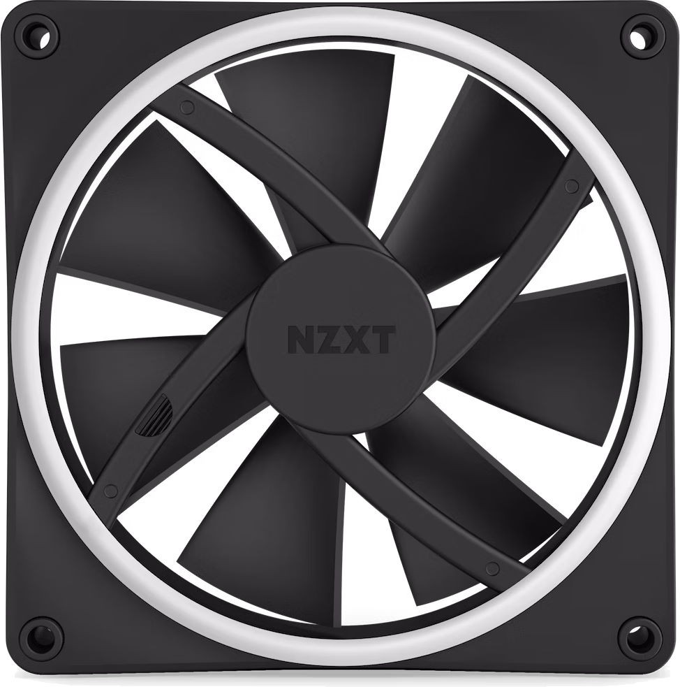 Кулер для компьютерного корпуса NZXT F140 RGB DUO Black (RF-D14SF-B1)
