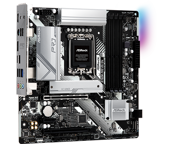 Материнская плата ASRock B760M Pro RS/D4, LGA1700  (90-MXBKL0-A0UAYZ)