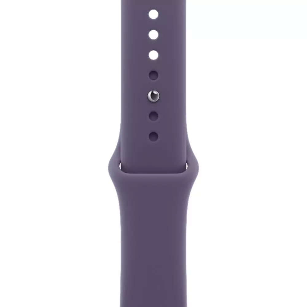 Смарт часы Apple Watch Series 11 GPS 46mm Silver Aluminium Case with Purple Fog Sport Band - M/L (MEVA4RK/A)