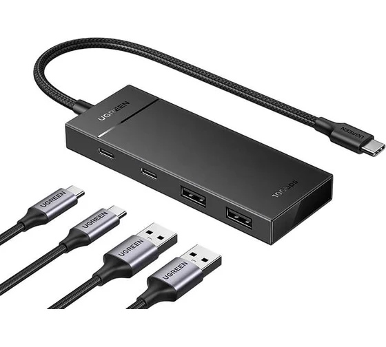 USB-хаб Ugreen CM806 Black (35583)
