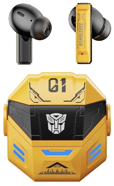 Наушники беспроводные TWS Transformers TF-T36, Yellow (TF-T36_Yellow)