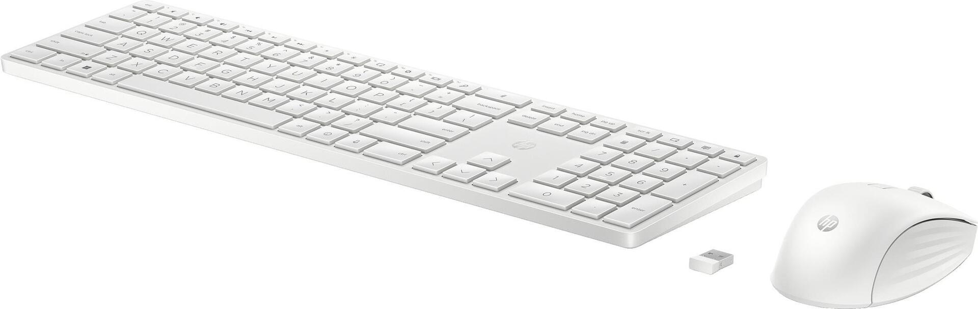 Клавиатура+мышка HP 655 Wireless White (860P8AA)