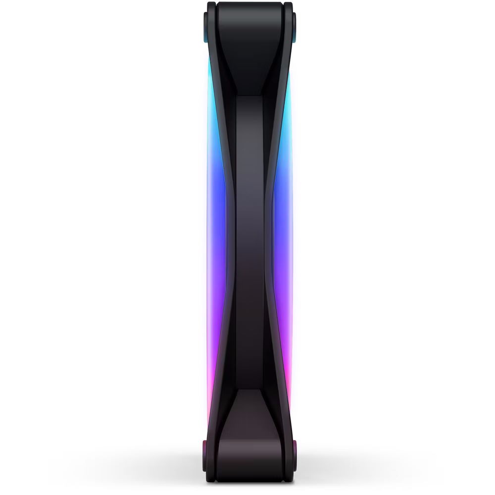 Кулер для компьютерного корпуса NZXT F140 RGB DUO Black (RF-D14SF-B1)