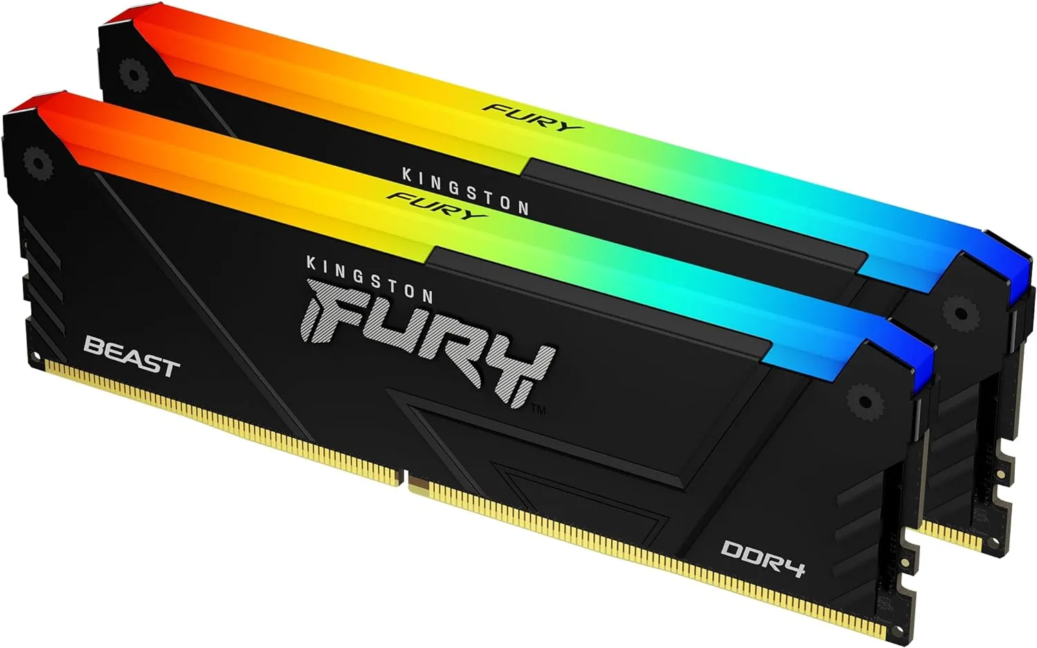 Оперативная память Kingston FURY Beast RGB 32GB 3200MT/s DDR4 (Kit of 2) (KF432C16BB2AK2/32)
