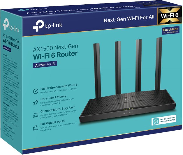 Маршрутизатор беспроводной TP-Link Archer AX18 (Archer AX18)