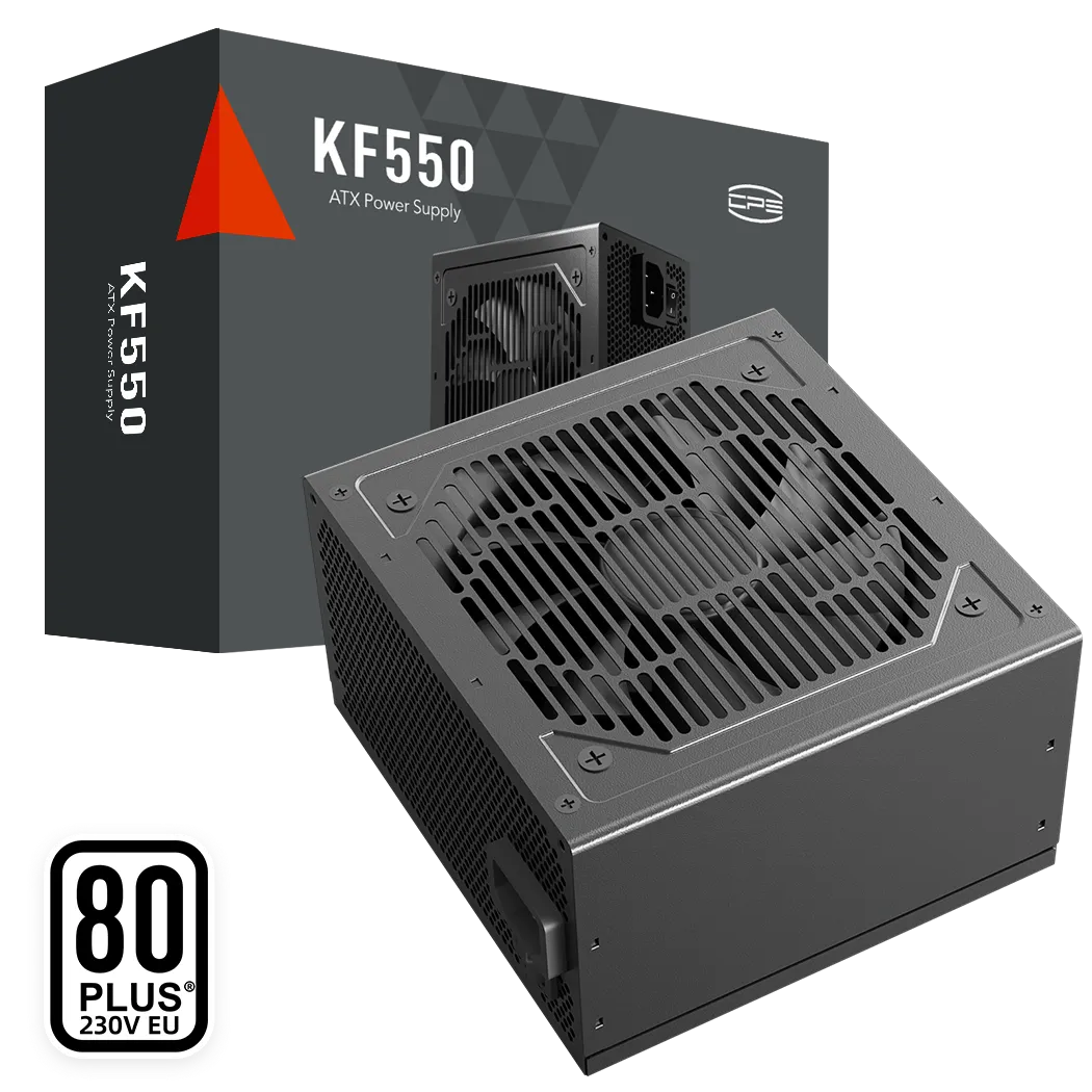 Блок питания ATX 550W PCCooler KF550, 80 PLUS (P3-F550-W1HWBK0-EU)