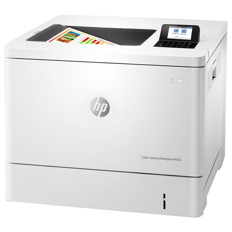Цветной лазерный принтер HP Color LaserJet Enterprise M554dn (7ZU81A)