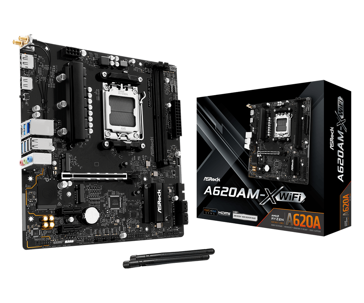 Материнская плата ASRock A620AM-X WiFi (A620AM-X WiFi)