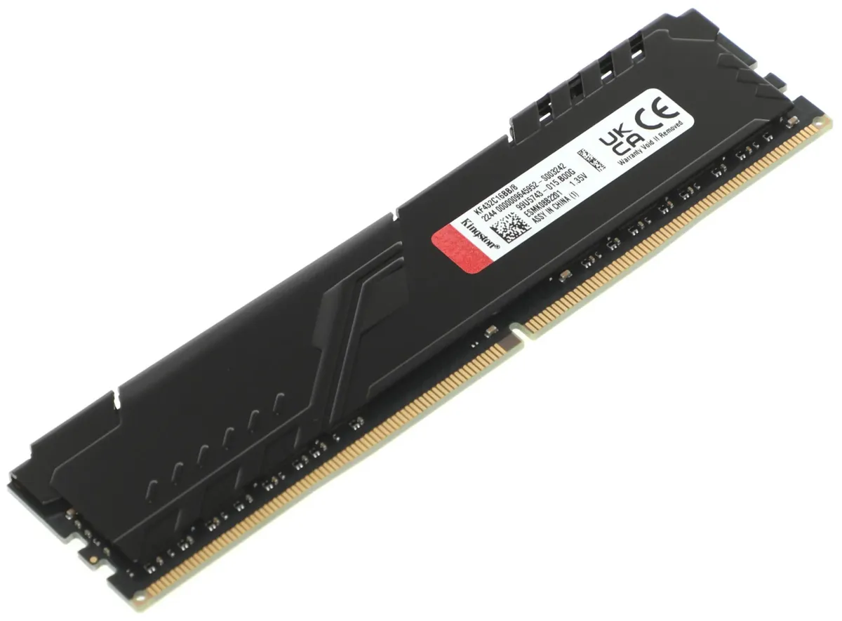 Оперативная память Kingston Fury Beast DDR4 DIMM 8Gb 3200MHz (KF432C16BB/8WP)