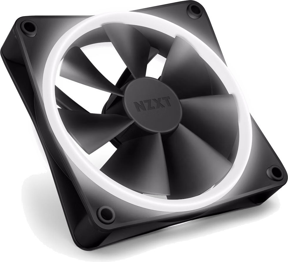 Кулер для компьютерного корпуса NZXT F120 RGB DUO Black (RF-D12SF-B1)