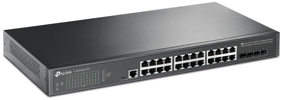 Коммутатор Tp-Link TL-SG3428X-UPS (TL-SG3428X-UPS(UN))