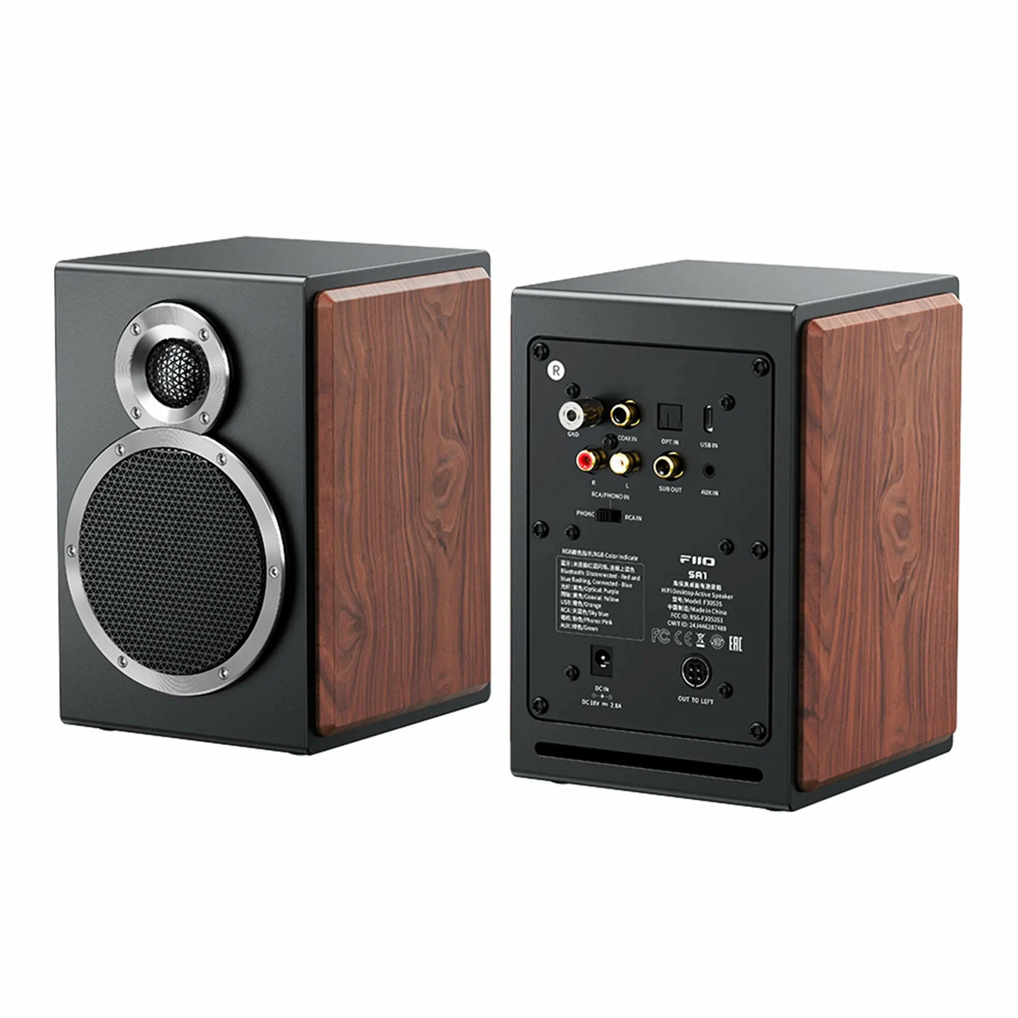 Колонки FiiO SA1 F3053S (2.0), Black (F3053S)