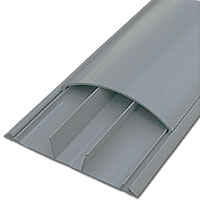 Напольный короб EFAPEL серия 10, 75×17, 2 перегородки, 2 м, серый (10120 ACZ)