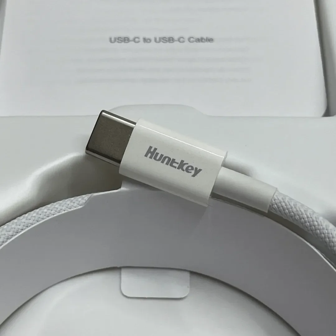 Кабель зарядки Huntkey HKCCC301204, USB-C to USB-C, 1.2M, 60W (HKCCC301204)