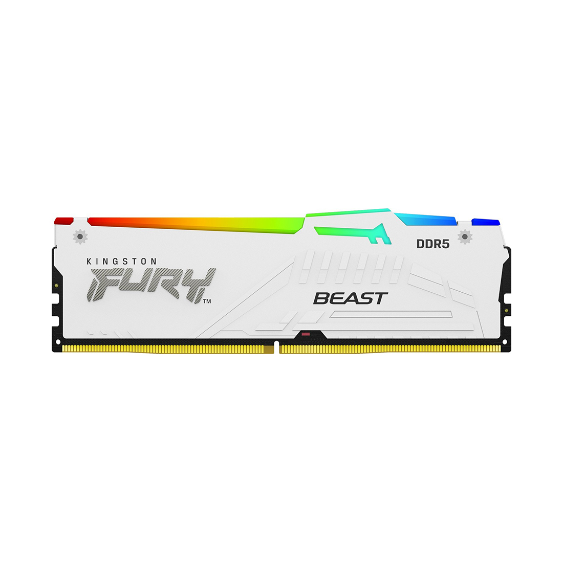 Комплект модулей памяти Kingston FURY Beast White RGB XMP KF552C40BWAK2-32 DDR5 32GB (Kit 2x16GB)  (KF552C40BWAK2-32)