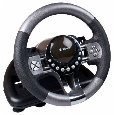Игровой руль Forsage GTR USB, 12 кнопок, рычаг передач (64367)