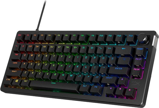 Клавиатура HyperX Alloy Rise 75, Black, Red Linear Switch (7G7A4AA)