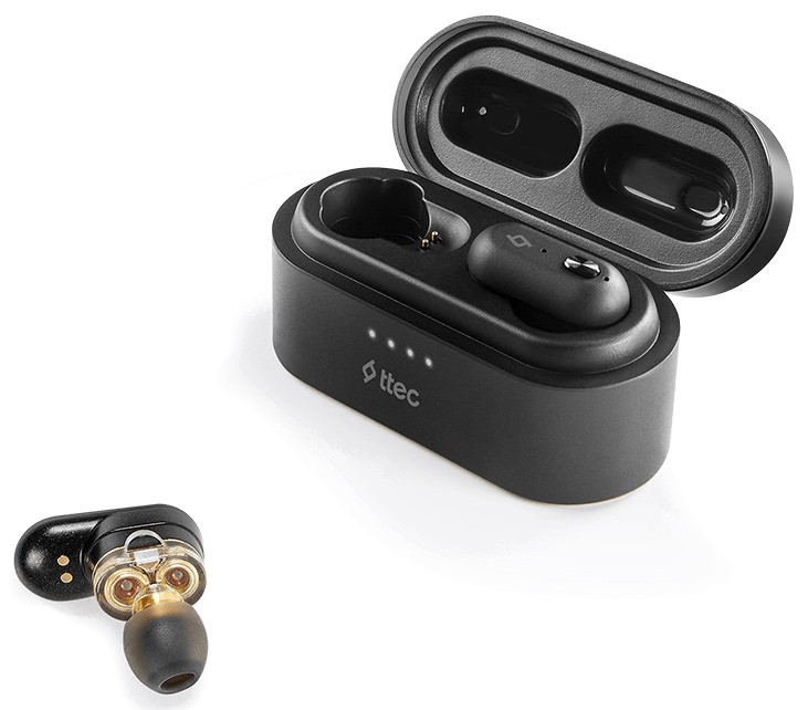 Наушники ttec AirBeat Duo , Black (2KM127S)