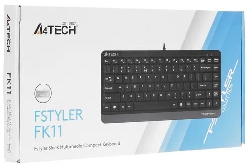 Клавиатура A4tech Fstyler FK11-GREY USB (FK11-GREY)