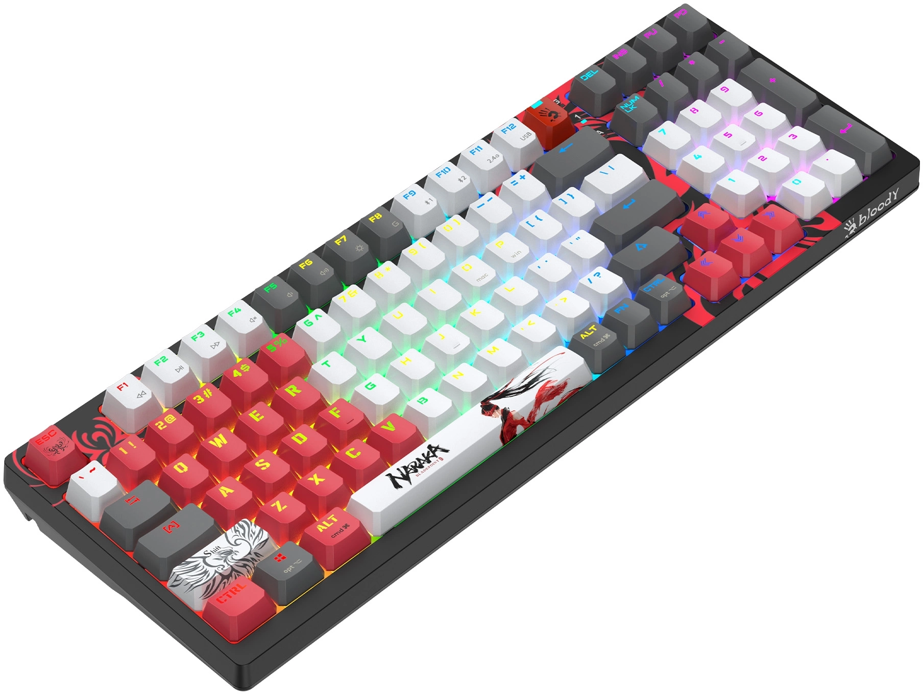 Клавиатура игровая беспроводная Bloody WS98 Naraka  (WS98 Naraka)