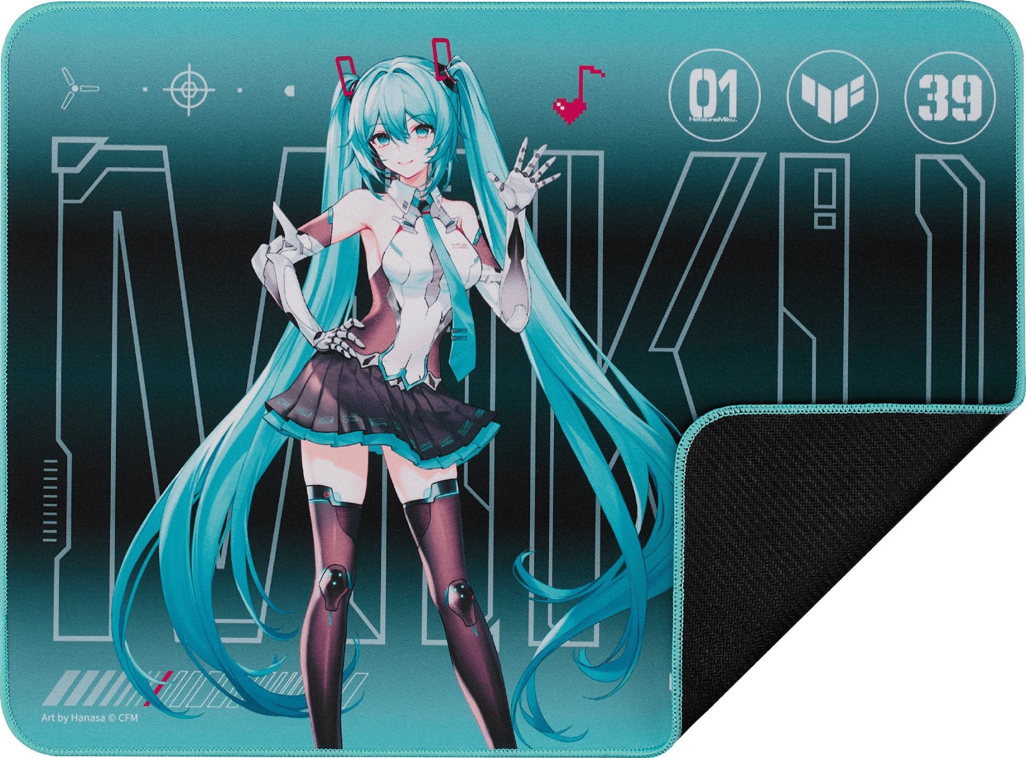 Коврик Asus TUF Gaming P1 Hatsune Miku Edition (90MP04C0-BPUA00)