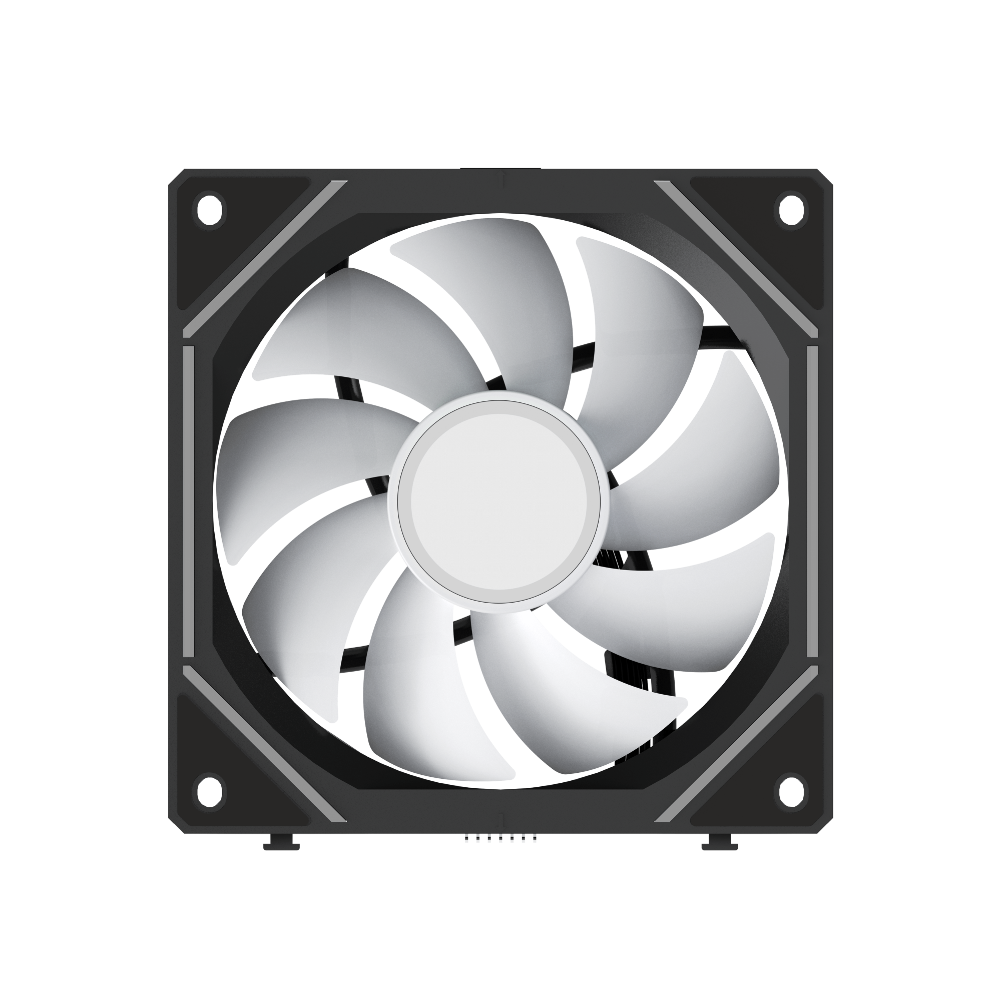 Вентилятор для корпуса Ocypus Gamma F12 UNI BK ARGB - Черный (Gamma-F12-BK1AM00U-GL)