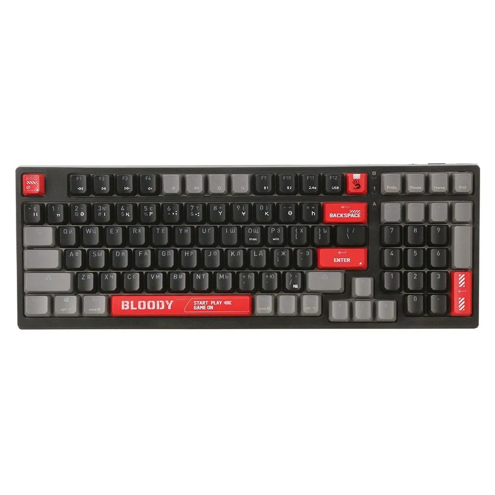 Клавиатура A4Tech Bloody WS98, Sports Red, BLMS Red  (WS98 SPORTS RED)