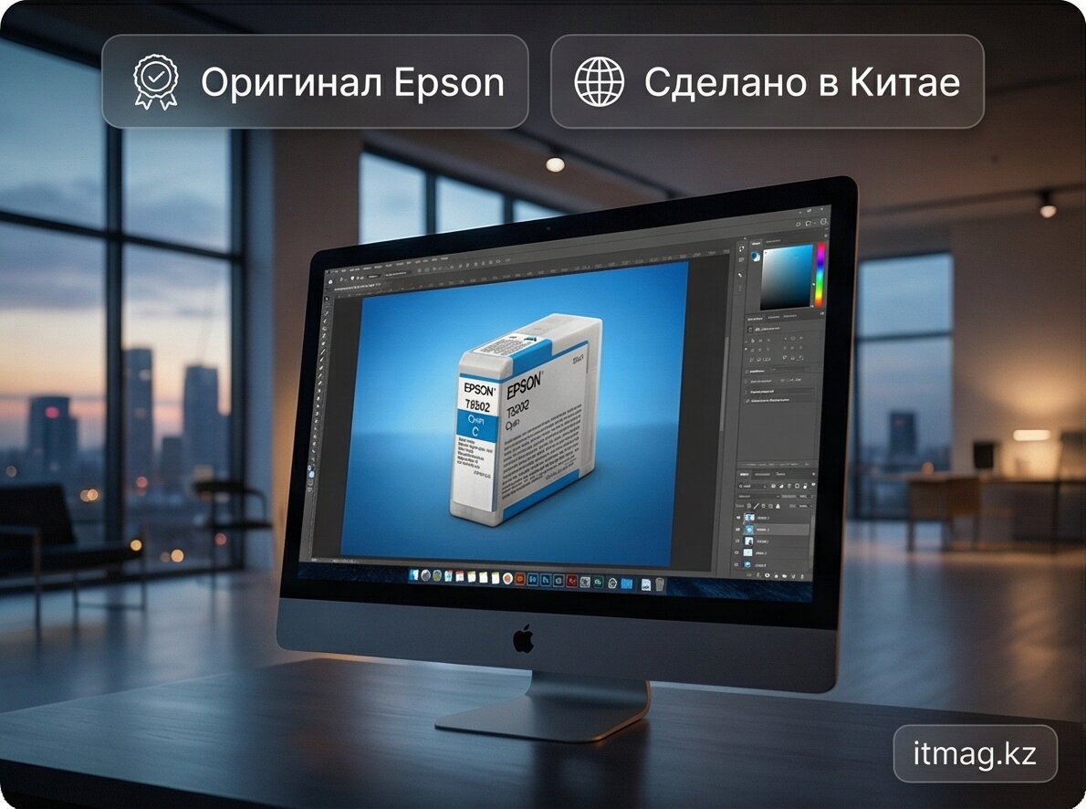 Картридж струйный Epson Cyan T850200 UltraChrome HD ink 80ml (C13T850200)