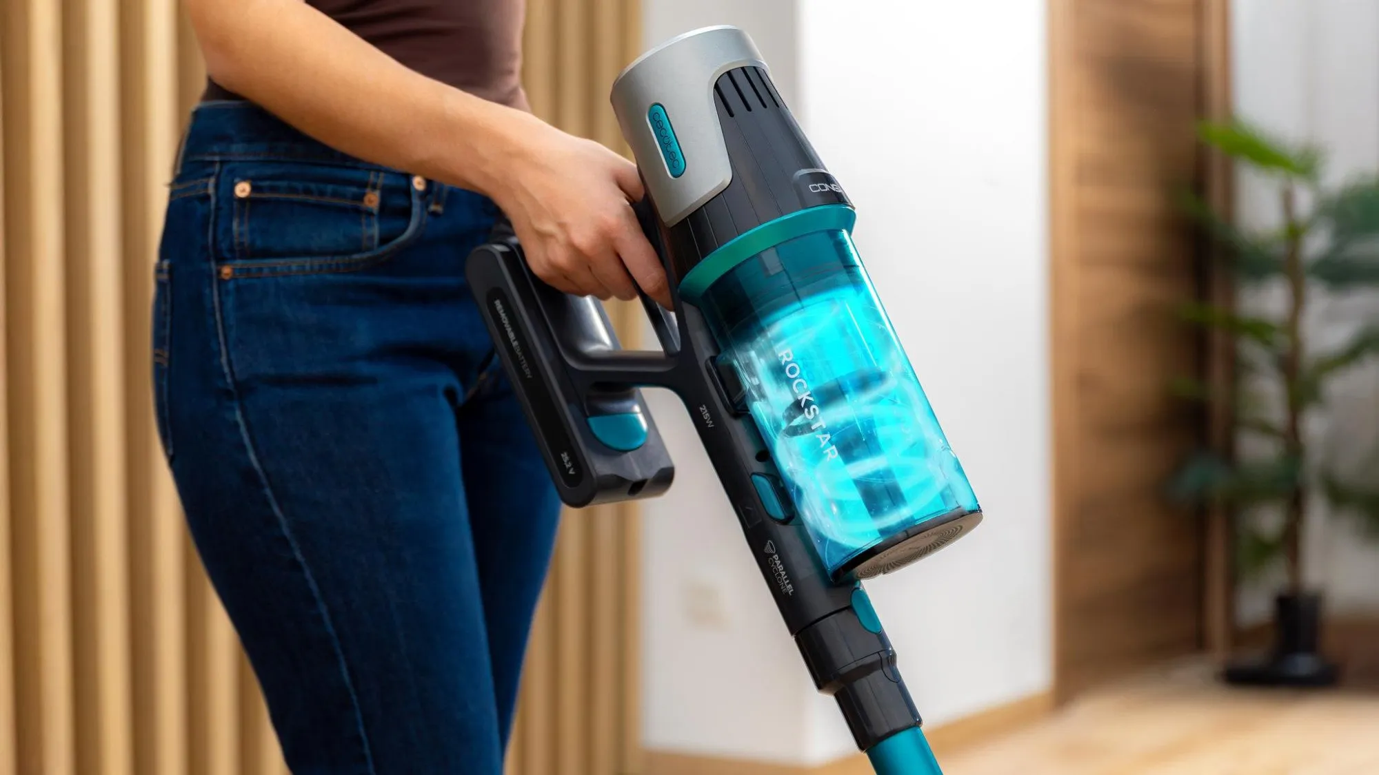Пылесос вертикальный Cecotec Conga Rockstar 1500 Horizon Genesis XL голубой (A01_EU01_102265)