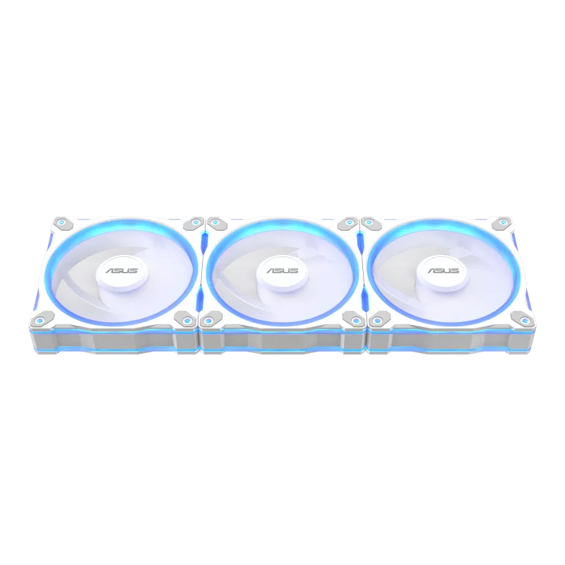 Вентилятор для корпуса ASUS Prime MR120 ARGB Reverse Fan - Triple Pack, WHITE (PRIME MR120 FAN ARGB REVERSE WHITE 3IN1)