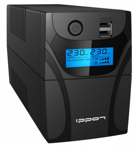 Источник бесперебойного питания Ippon Back Power Pro II Euro 850, 850VA, 480Вт (1005575)