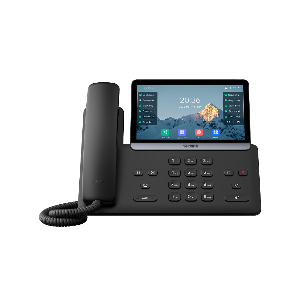 Настольный IP-телефон Yealink SIP-T77U, 7" без БП (SIP-T77U)