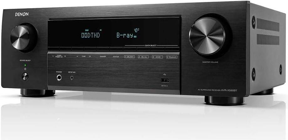 AV-ресивер DENON AVR-X580BT ЧЕРНЫЙ (AVRX580BTBKE2/B)