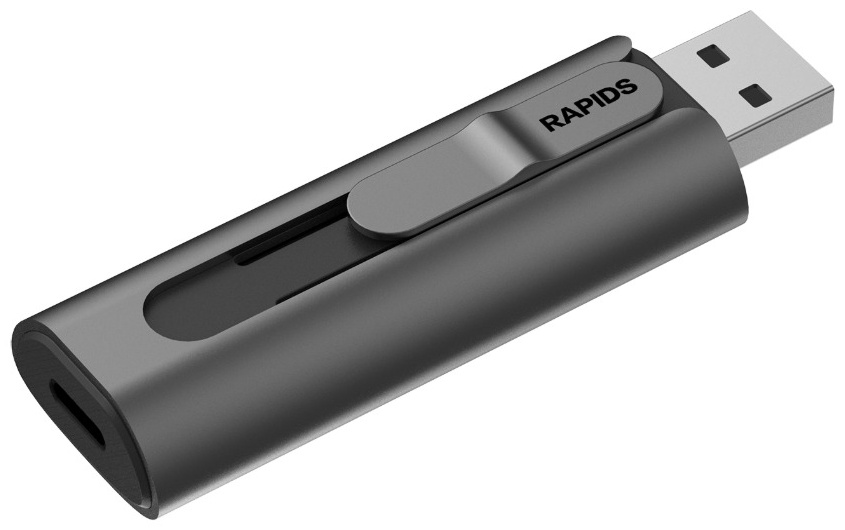 Внешний SSD HikSemi, HS-USB-S560 512G U3, 512GB, Type-A/Type-C, grey (HS-USB-S560 512G U3/G)