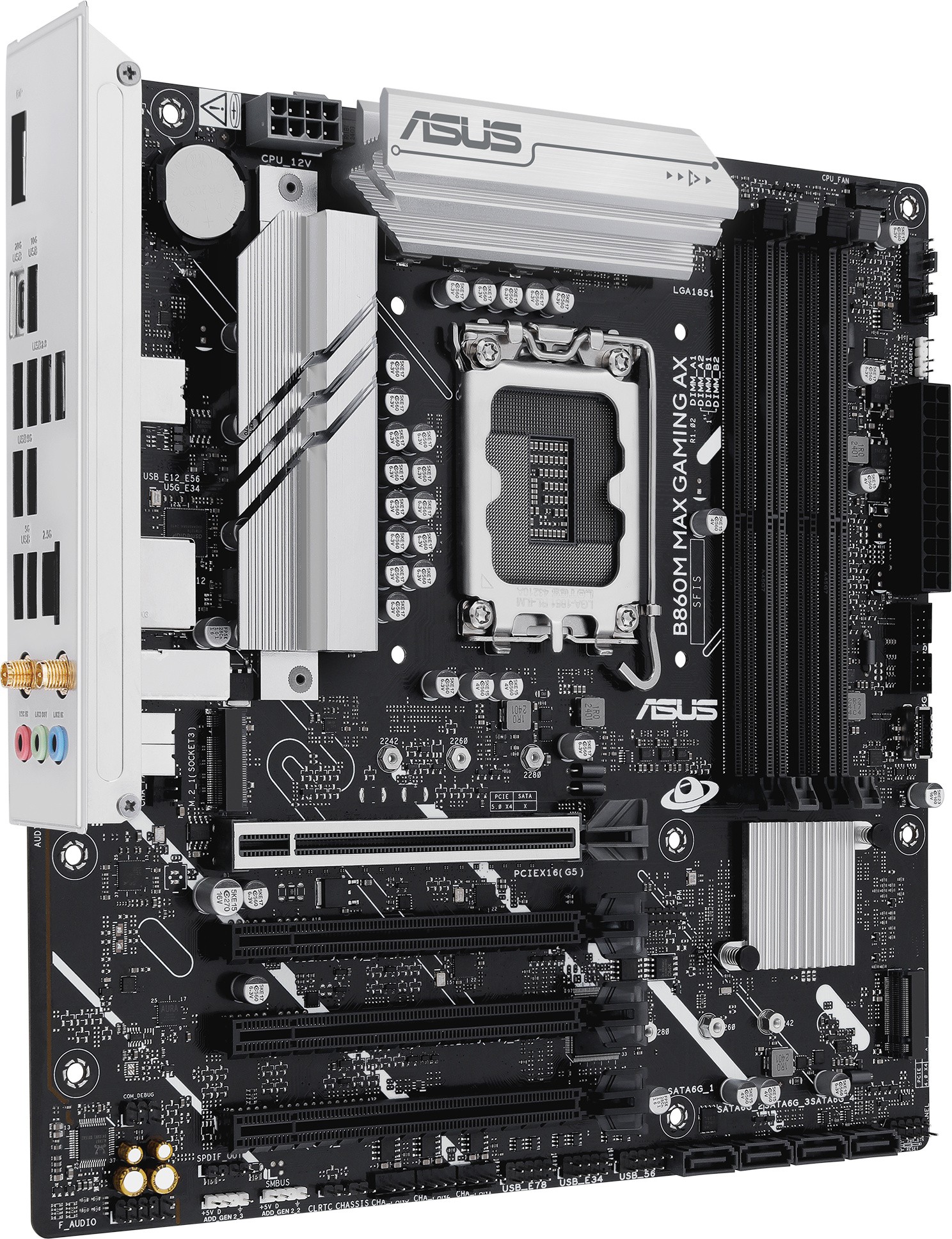 Материнская плата ASUS B860M MAX GAMING AX (B860M MAX GAMING AX)