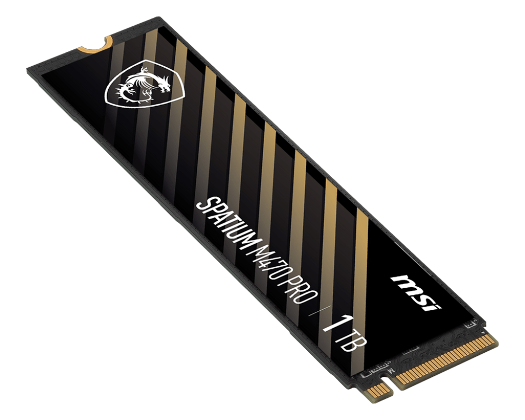 Твердотельный накопитель SSD MSI SPATIUM M470 PRO PCIe 4.0 NVMe M.2 1TB (S78-440L0J0-P83)
