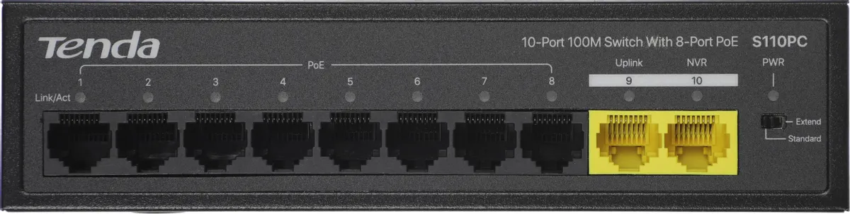 PoE-коммутатор Tenda S110PC (S110PC)