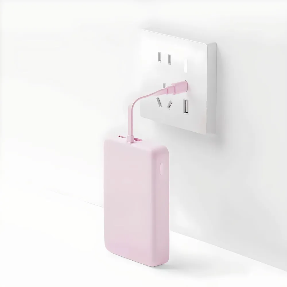 Портативный внешний аккумулятор Xiaomi 33W Magnetic Power Bank 10000mAh (Integrated Cable) White (WPB1007MI-White)