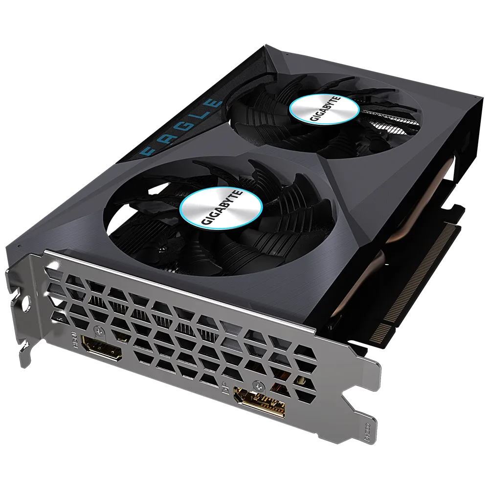 Видеокарта Gigabyte Radeon RX 6500 XT EAGLE 4G (GV-R65XTEAGLE-4GD)