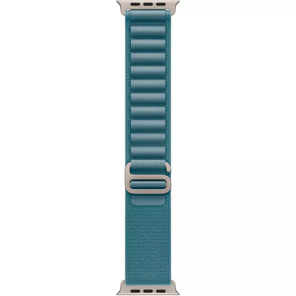 Смарт часы Apple Watch Ultra 3 GPS + Cellular 49mm Natural Titanium Case with Light Blue Alpine Loop - Large (MEWP4QR/A)