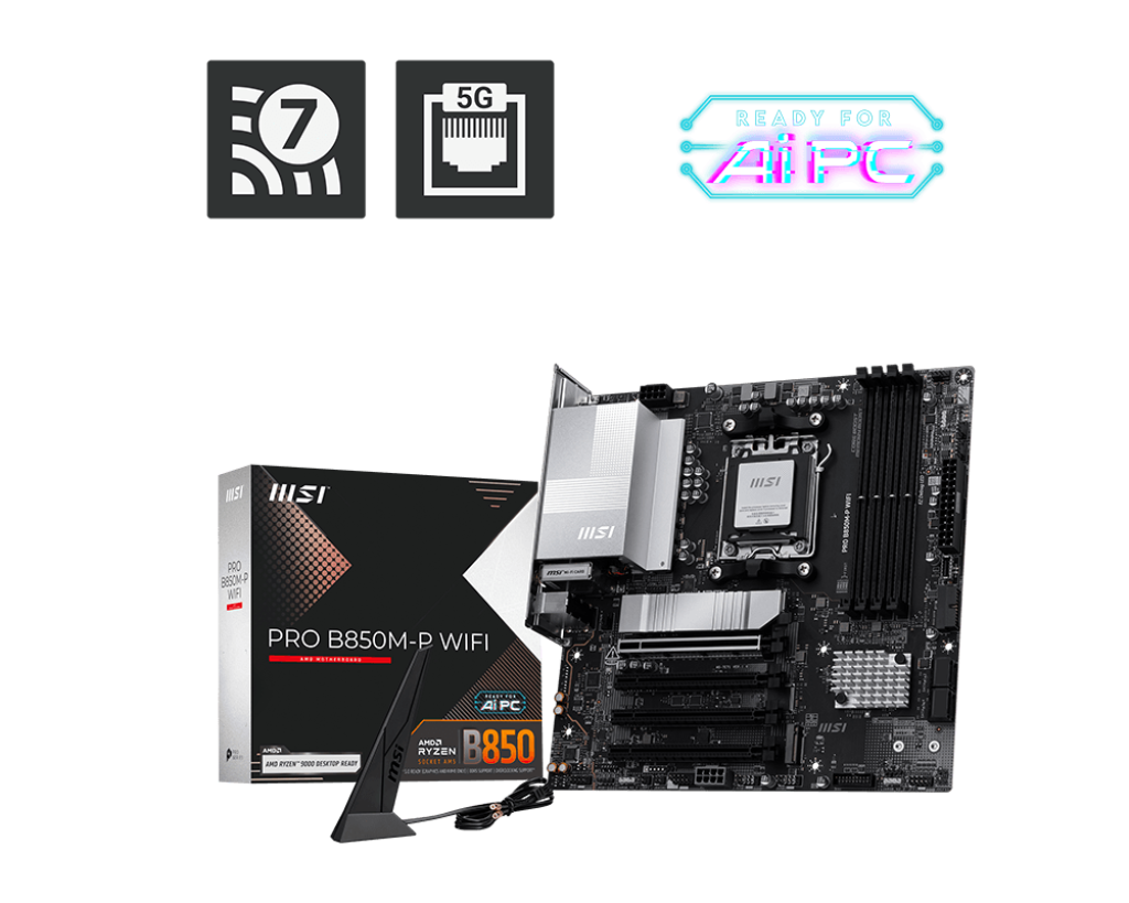 Материнская плата MSI PRO B850M-P WIFI (PRO B850M-P WIFI)